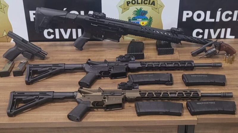 Fazendeiro em Mato Grosso investigado por violência doméstica e sexual foi preso com fuzis, munições e pistolas