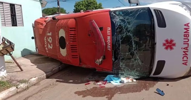 PEDRA PRETA: Seis pessoas ficam feridas em acidente envolvendo duas ambulâncias