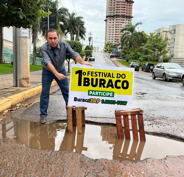 Concurso elege maior buraco de Cuiabá | FOLHAMAX