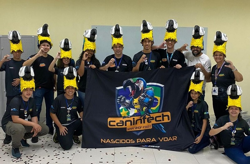 Estudantes de Mato Grosso se preparam para a competição mundial de robótica nos Estados Unidos