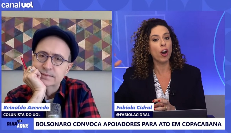 Bolsonaro usa tramoias para intimidar a Justiça e ter sua prisão preventiva decretada, diz Reinaldo