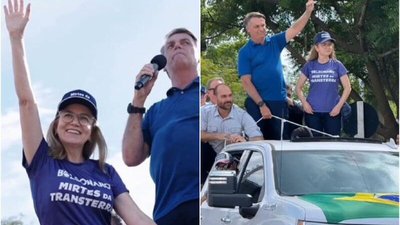 Juiz vê propaganda antecipada e manda pré-candidata remover postagens de carreata com Bolsonaro