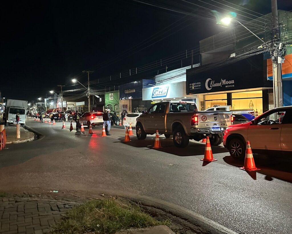 Operação Lei Seca prende 34 condutores alcoolizados e remove 179 veículos em Cuiabá e Vázea Grande-MT