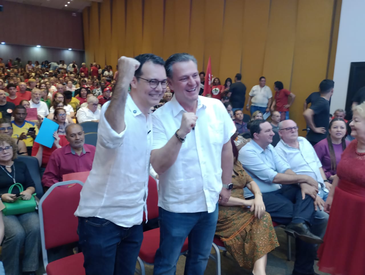 No lançamento da pré-candidatura Lúdio Cabral promete transformar saúde pública de Cuiabá na melhor do país