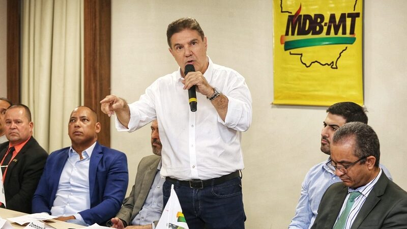 MDB oficializa candidatura de Domingos Kennedy à prefeitura no próximo sábado (27) em Cuiabá na AMM