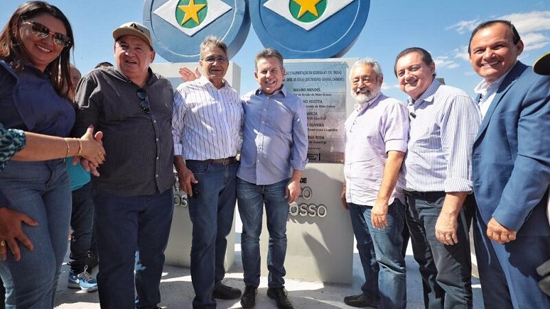 Governo de MT inaugura asfalto novo entre Guiratinga e Alto Garças: “vai trazer prosperidade”, afirma prefeito