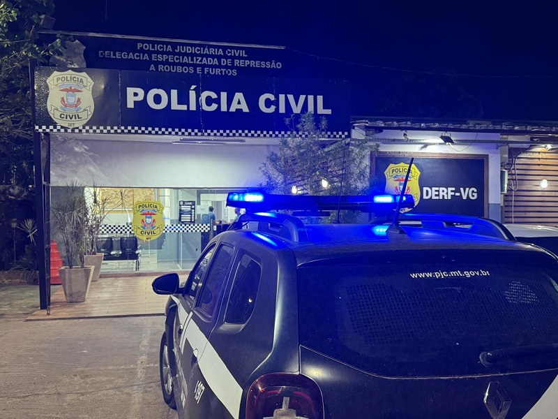 EM FLAGRANTE Polícia Civil prende criminoso envolvido em furtos dentro de veículos em Várzea Grande