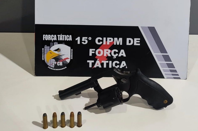 Polícia Militar prende suspeito por porte ilegal de arma em Várzea Grande