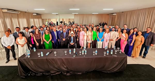 Presidente da CAAMT Rodrigo Araújo e diretoria estiveram em reunião e posse da nova diretoria da 4ª Subseção da OAB/Diamantino