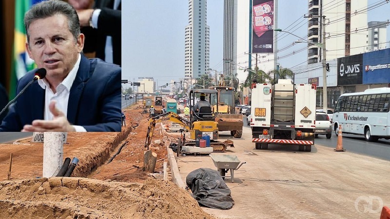 Mauro Mendes declarou que Trânsito flui na Avenida do CPA e descartar obras para melhora o tráfego