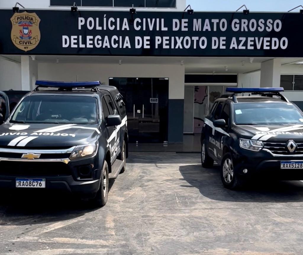 Homem que agrediu companheira com socos é preso pela Polícia Civil em Peixoto de Azevedo