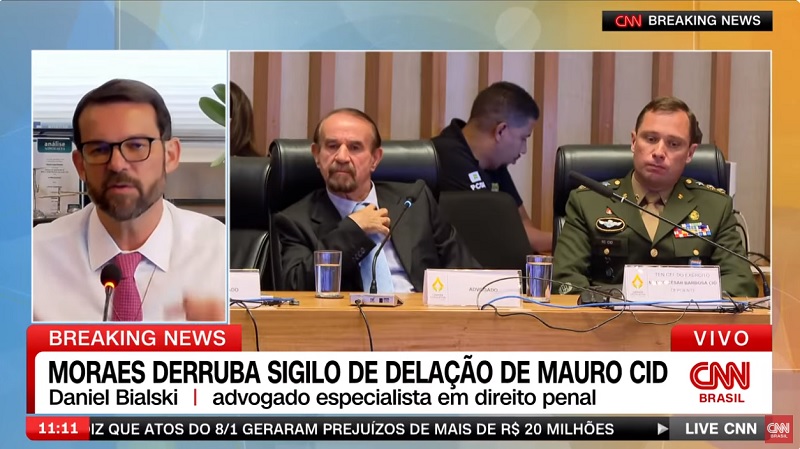 À CNN, advogado explica queda de sigilo da delação de Mauro Cid; Veja íntegra | LIVE CNN