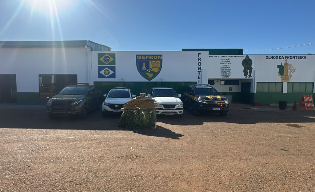 Polícia apreende 61 tabletes de cocaína e skunk em compartimento oculto de caminhante