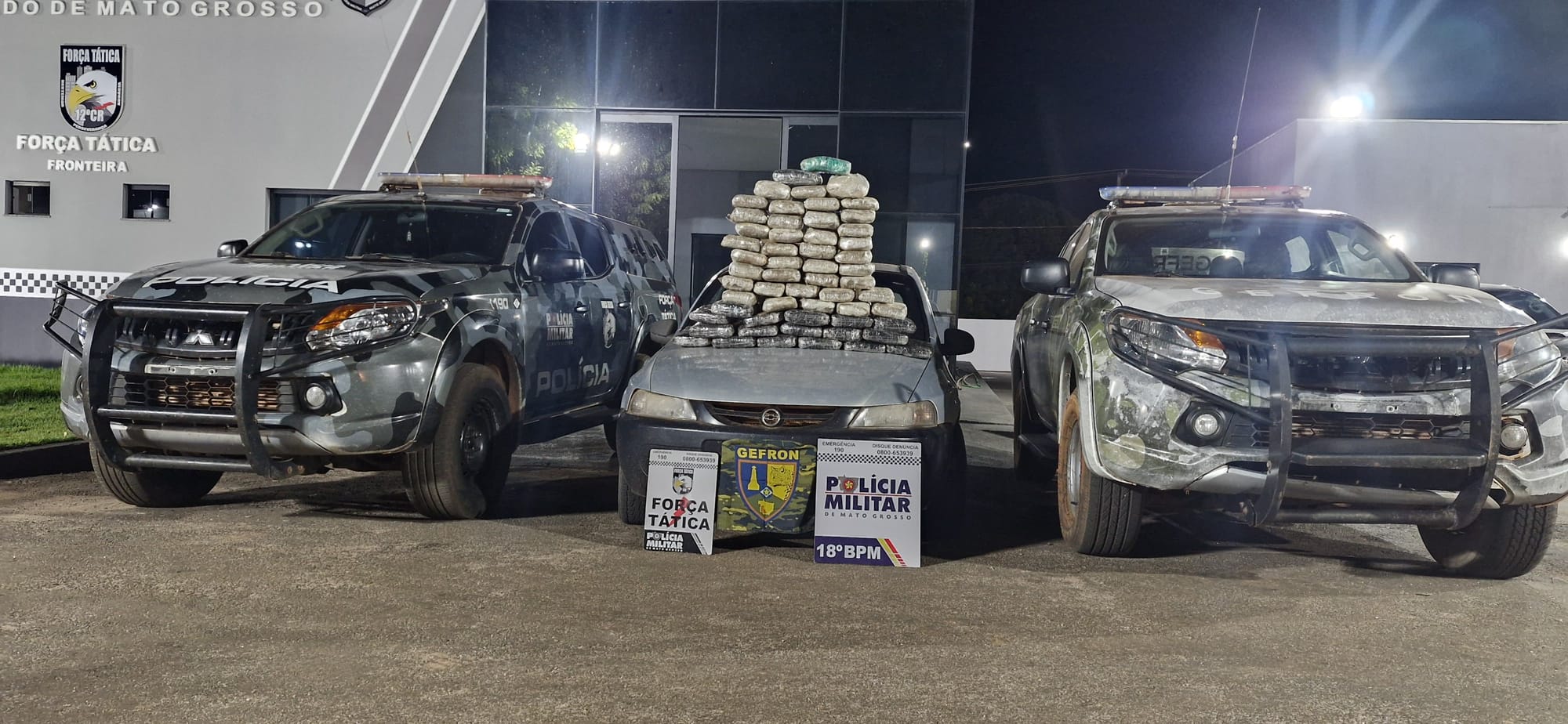 Operação apreeende carga de supermaconha em carro avaliada em R$ 183 mil