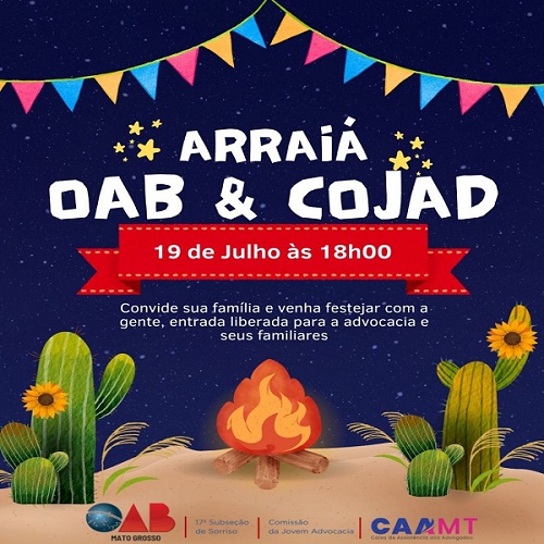 Festa Junina será pela 1ª vez gratuita e irá garantir Cojad em conferência nacional