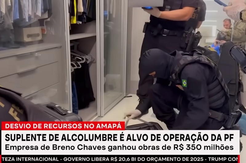 Suplente de Davi Alcolumbre é alvo de operação da PF