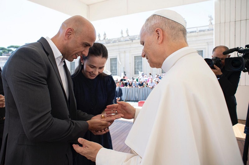 NCONTRO HISTÓRICO: Influenciadores católicos de Mato Grosso encontram o Papa Leão XIV durante Jubileu em Roma