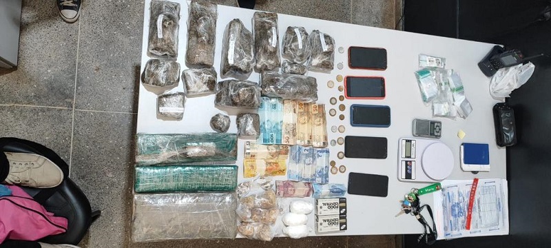 Traficante é preso pela Polícia Civil com drogas e munições em Pontes e Lacerda