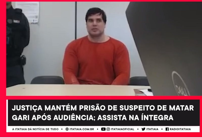 Assista a audiência de custódia que manteve a prisão de homem suspeito de matar gari em BH