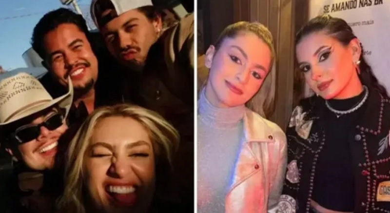 Zé Felipe surge com amiga de Ana Castela e cantora reage: “Sejam felizes"