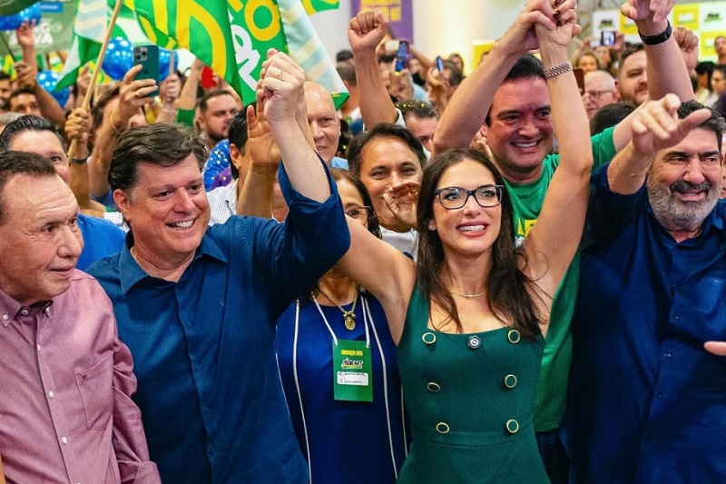 PRIMEIRA MULHER NA PRESIDENCIA: Deputada Janaina Riva assume a executiva estadual do MDB em Mato Grasso