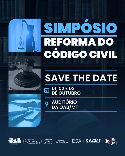 Simpósio Estadual reunirá especialista em Código Civil na OAB-MT