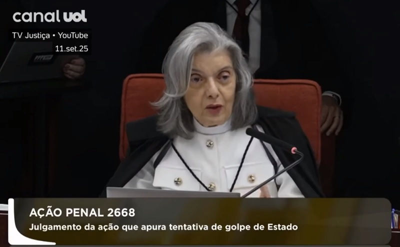 Cármen Lúcia condena Bolsonaro e 7 réus por tentativa de golpe e mais crimes; veja voto na íntegra