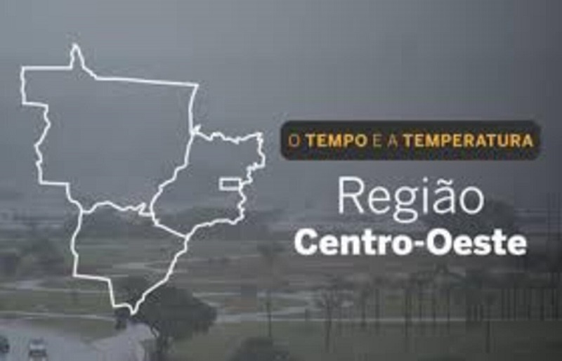 PREVISÃO DO TEMPO: Centro-Oeste terá pancadas de chuva em áreas de Mato Grosso e Mato Grosso do Sul
