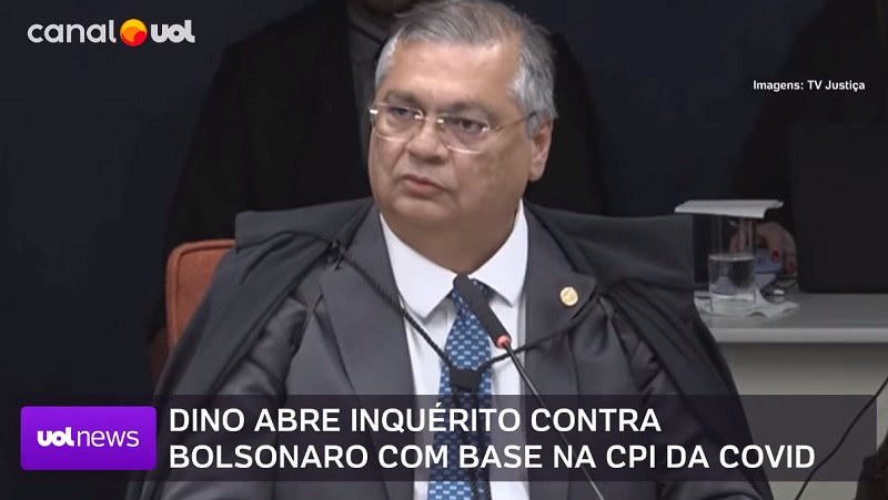 Dino manda PF investigar Bolsonaro e aliados com base no relatório da CPI da Covid