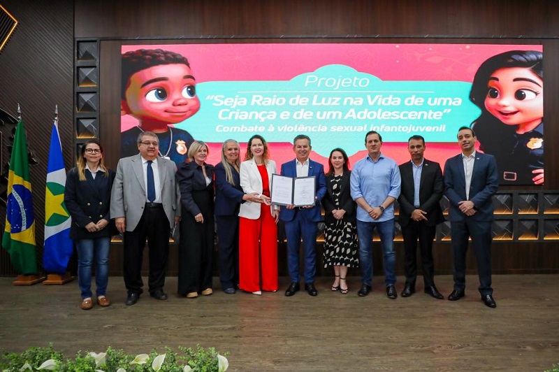 Setasc e Polícia Civil lançam projeto de combate à violência sexual infantil com apoio da primeira-dama de MT