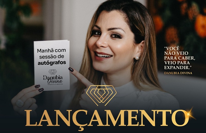 Livraria Janina em Cuiabá recebe evento literário com lançamento do livro "QUAL IMAGEM" de Danubia Divina neste sábado (4)