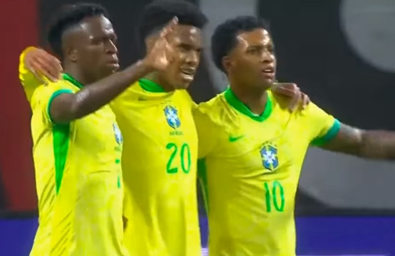 Amistosos da seleção brasileira na Asia, Brasil 5 x 0 Korea