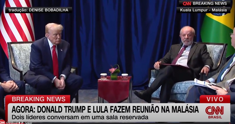 TRUMP diz que Lula foi PERSEGUIDO na Lava Jato, IGNORA Bolsonaro e BANANINHA entra em DESESPERO