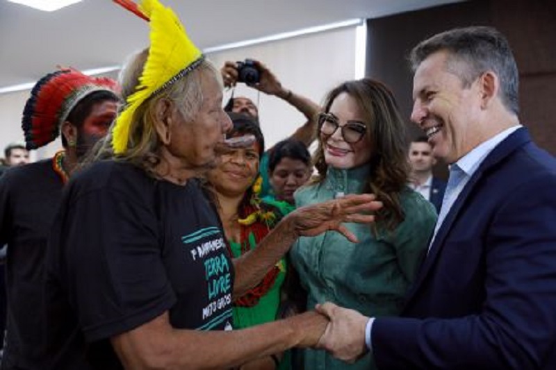 DEMARCAÇÂO DE TERRAS INDIGENAS EM MT: Mauro Mendes diz que vai à Justiça contra Governo Lula
