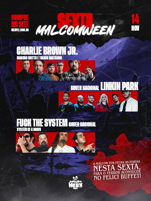 Malcomween no Villa Felici promete noite de terror, música e mais de R$ 20 mil em prêmios