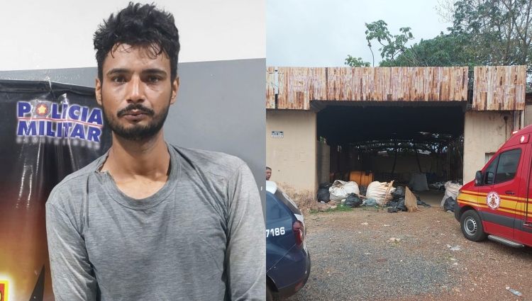 Policia Militar socorre homem que se escondia em loja em Várzea Grande após ser agredido na boca de fumo