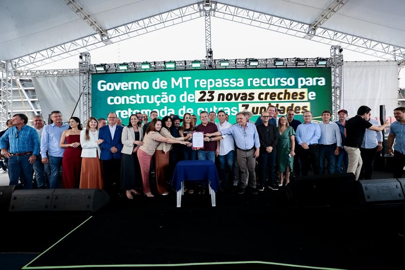 Governo de MT investe R$ 140,7 milhões à população com novas creches, máquinas e apoio para a agricultura familiar