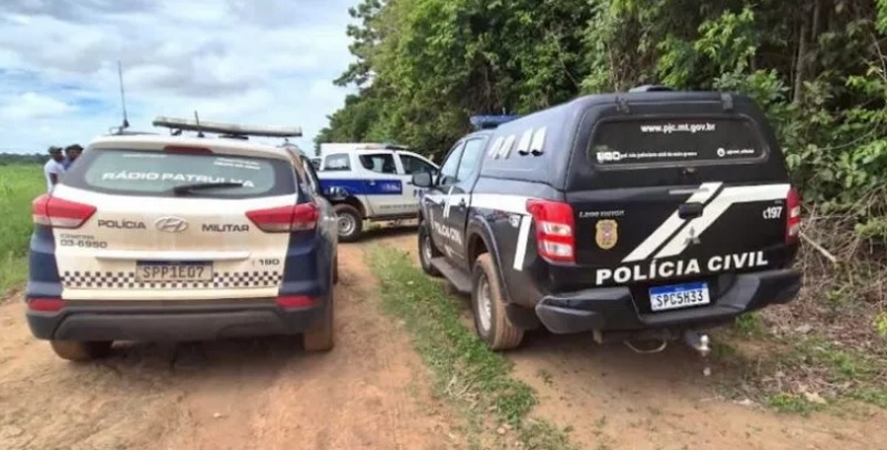 Policia encontra três copos de jovens executados em uma mata em Sinop-MT