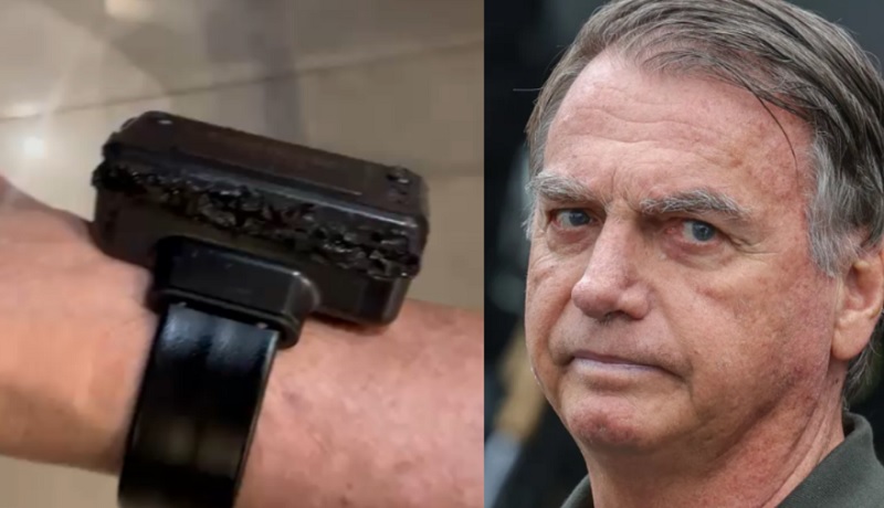 CASA DE FERREIRO: STF manda Bolsonaro explicar violação da tornozeleira eletrônica