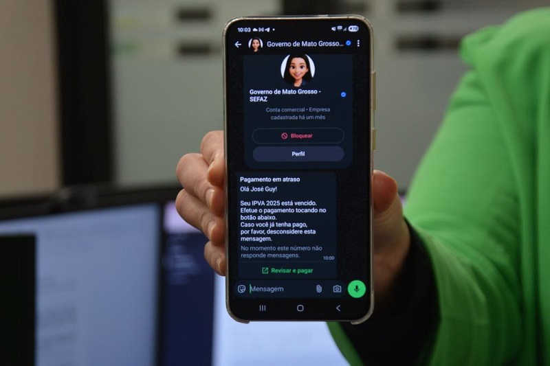 VIA WHATSAPP: Sefaz notifica contribuintes por atraso no pagamento do IPVA 2025
