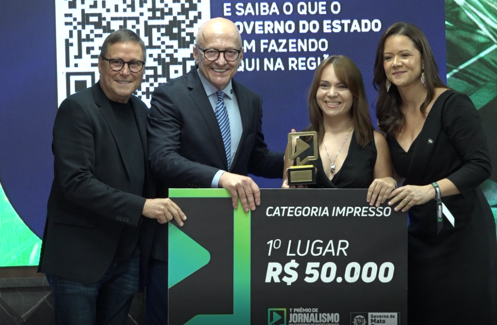 Governo de MT entrega 1º Prêmio Anual de Jornalismo e valoriza profissionais da imprensa