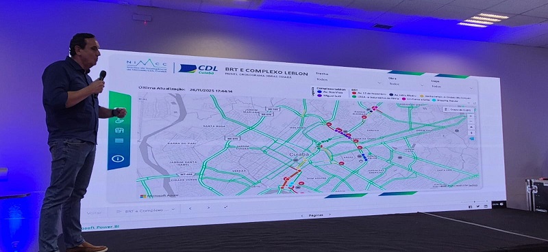 CDL Cuiabá lança plataforma online que monitora obras em Cuiabá