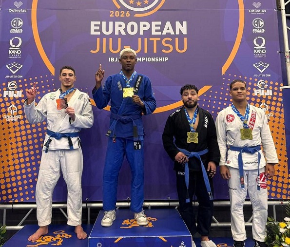 Atleta de Jiu-Jitsu da Rotam conquista medalha de ouro em campeonato europeu