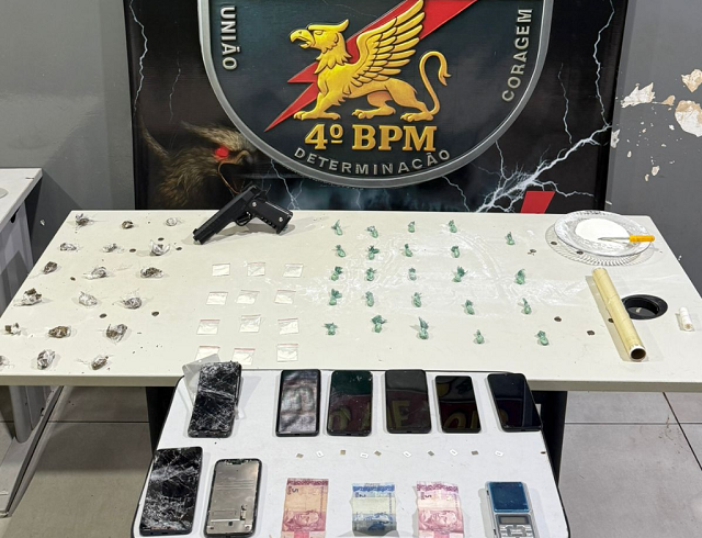 FORA DE CIRCULAÇÃO: Preso pela PMMT três faccionados suspeitos por tráfico de drogas, roubo e estelionato