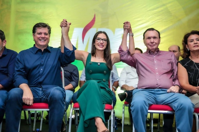 Deputada Janaina Riva confirmada candidatura ao senado pelo presidente do MDB nacional