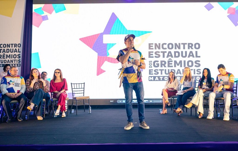 PROTAGONISMO ESTUDANTIL: Mais de 3 mil alunos participam da abertura do 3º Encontro Estadual dos Grêmios Estudantis em Cuiabá