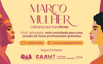 MULHERES ADVOGADAS: CAA/MT promove edição especial do projeto Retrato Jurídico em homenagem ao Março Mulher