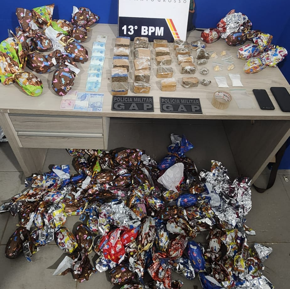 Venezuelano é preso com porções de drogas dentro de ovos de Páscoa