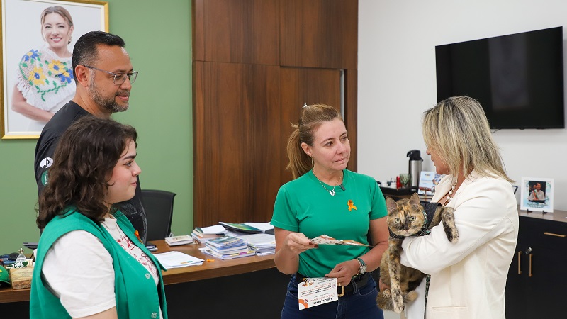 Prefeita de Várzea Grande sanciona lei e lança campanha de doação para proteção animal