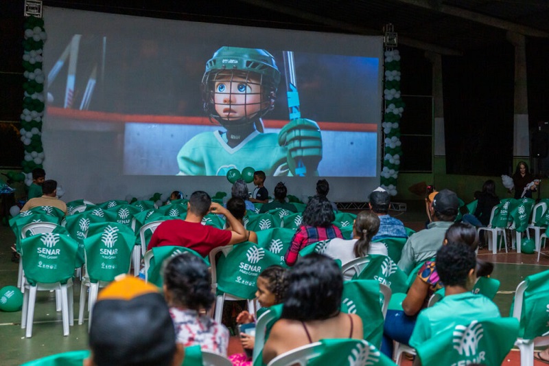 Prefeitura de Várzea Grande leva “Cine Senar” ao Distrito de Bonsucesso com sessão gratuita para toda a família